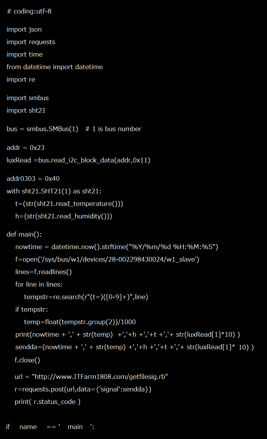 送信プログラム